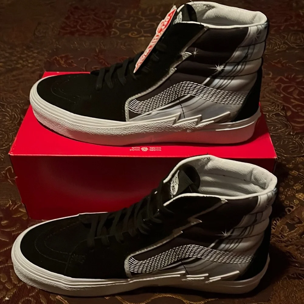 Vans Old Skool Suede And Canvas Galaxy Lace Up High - Picture 1 of 9